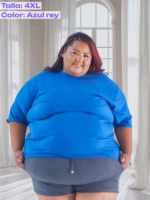 Básica corta en Algodón licrado – Tallas S a la 4XL - Imagen 13
