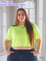 Básica corta en Algodón licrado – Tallas S a la 4XL - Imagen 17