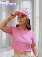 Básica corta en Algodón licrado – Tallas S a la 4XL - Imagen 22