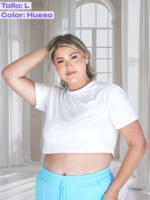 Básica corta en Algodón licrado – Tallas S a la 4XL - Imagen 25