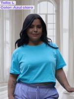 Básica corta en Algodón licrado – Tallas S a la 4XL - Imagen 11