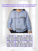 Chompa en Burda - Tallas L a la 5XL - Imagen 12