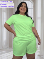 Set Multiusos: Cuello redondo en algodón licrado - Tallas L - 3XL - Imagen 2