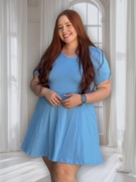 Vestido V en Burda - Tallas XL a la 5XL - Envio gratis