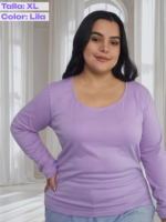 Camibuso en Algodón licrado - Talla XL a la 5XL - Envio gratis - Imagen 5