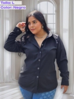Camisa Esencial en Seda mango - Tallas L - 2XL - Envio gratis - Imagen 4