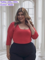 Top Menta en Piel de durazno - Tallas L a la 5XL - Imagen 9