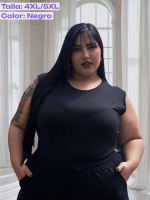 Top Almendra en Piel de durazno - Tallas L a la 5XL - Imagen 3