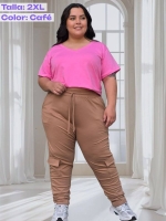 Jogger cargo en Burda algodón - Tallas XL a la 4XL - Imagen 14