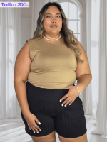 Short en RIB - Tallas 2XL a la 4XL - Imagen 2