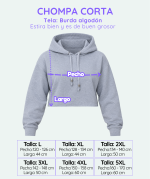 Chompa corta en Burda - Tallas L a la 5XL - Imagen 4